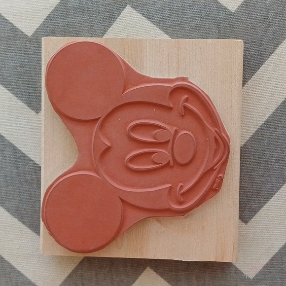 Mickey Mouse Big Mickey Portrait Stamp Rubber Stampede A1404G New - Picture 3 of 9